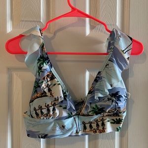 Aerie Bra Top Camisole with Flounces